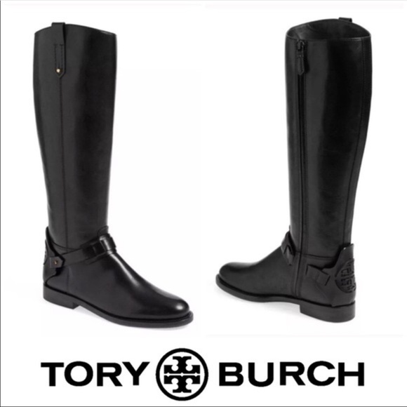 Tory Burch Derby Riding Boots - Picture 1 of 7